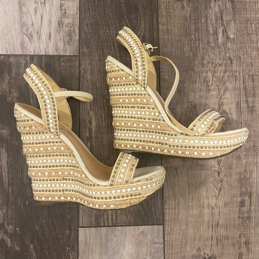 Schmitz wedge platform sandals
